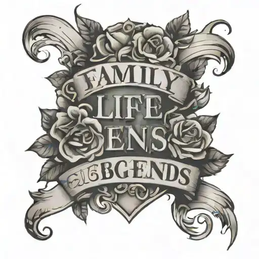 Family Where Life Begins And Love Never Ends