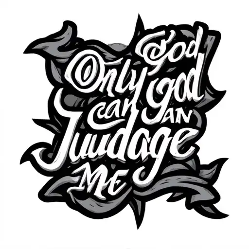 Only God Can Judge Me In Script