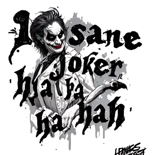 Insane Joker Ha Ha Ha Quote