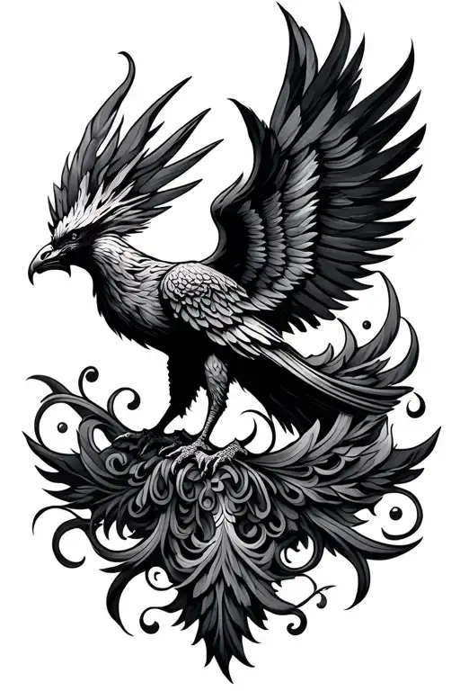 Phoenix Rising Ornamental