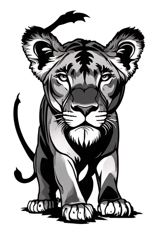 Walking Lioness