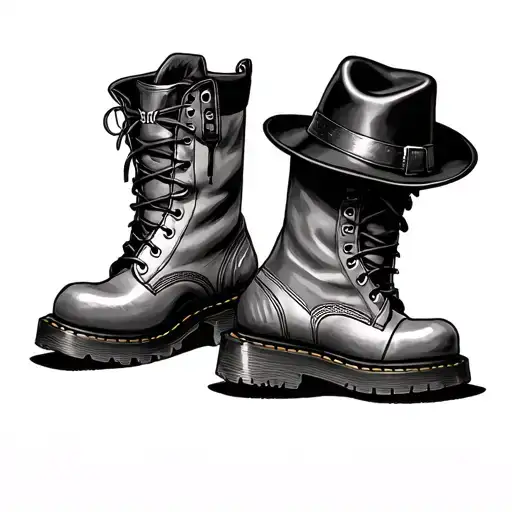 Boots And Hat
