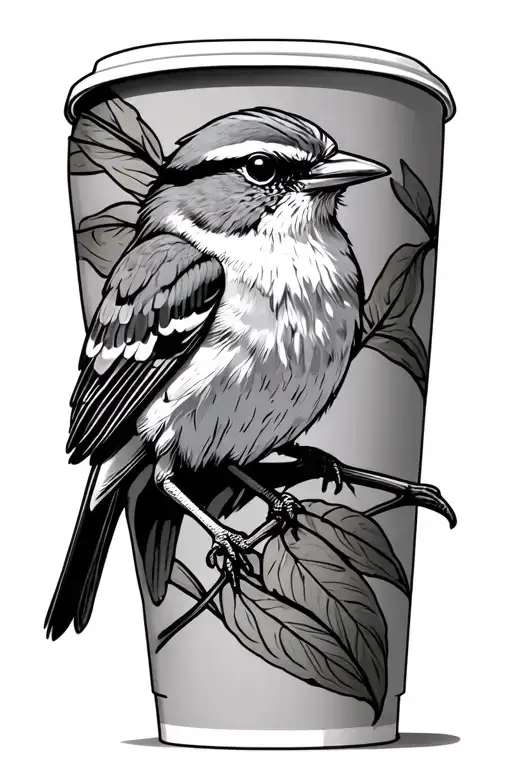 Mockingbird With Dixie Cup