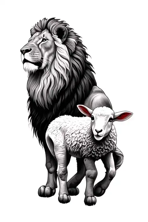 Lion And Lamb