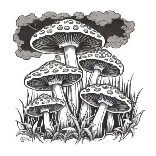 Tomorrowland Mushrooms Growing Together
