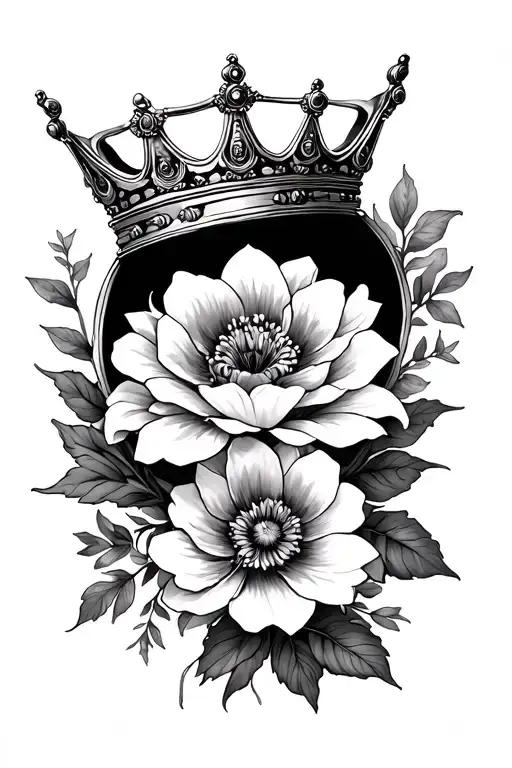 Psalms 46 5 Crown And Flowers