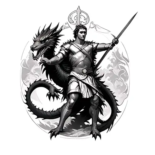 Saint George Killing The Dragon