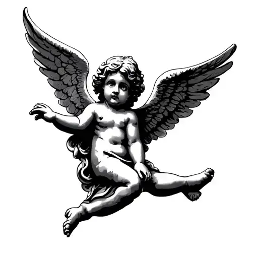 Cherub Angel Holding