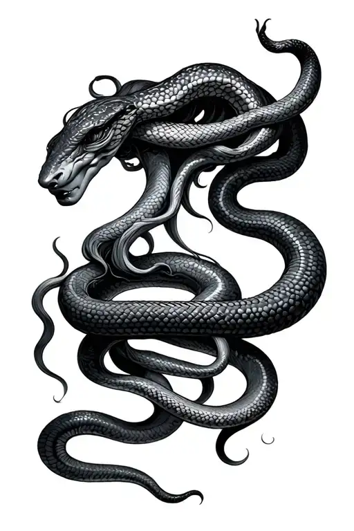 Medusa Greek Mythology Snakes For Hair