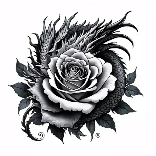 Roses And Dragon
