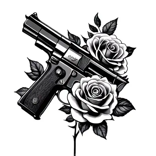 Guns And Red Roses