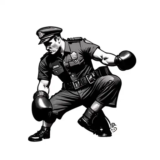 Kickboxing And Uk Police Officer
