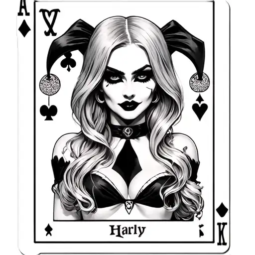Harley Quinn Fool Tarot Cards