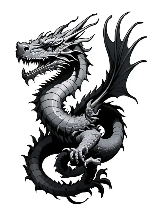 Flying Dragon Wrapped Tightly