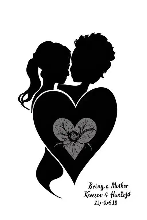 Represents Being A Mother To Keeson 14-08-14 & Huxley 21-06-18 In Hearts