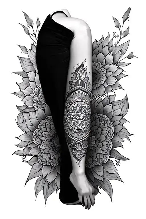 Mandala Leg Sleeve