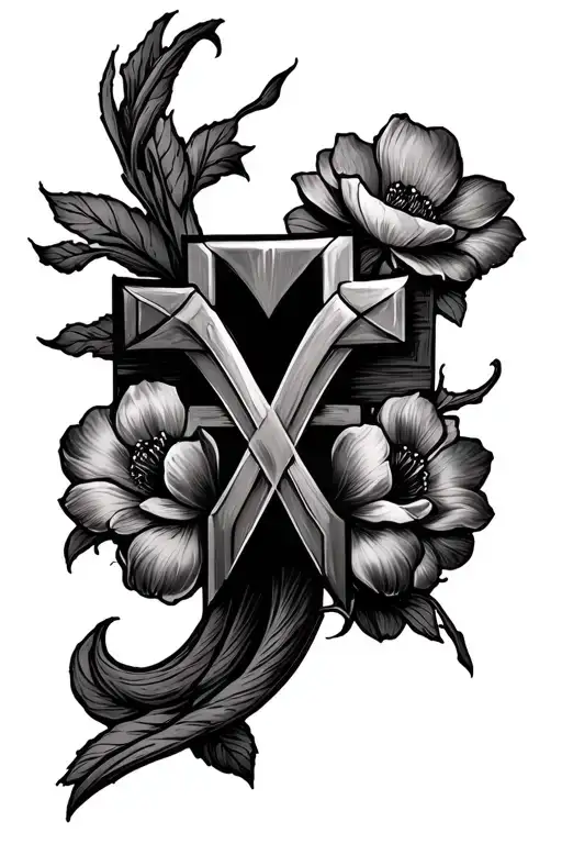 A Stiched Cross