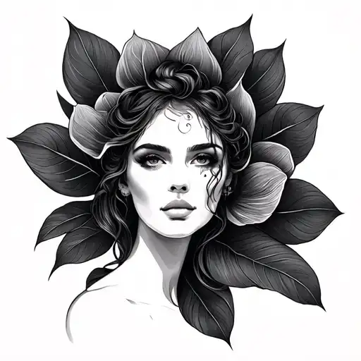 Feminine Minimal Tattoo For Cover Up Of Strech Marks On Thigh