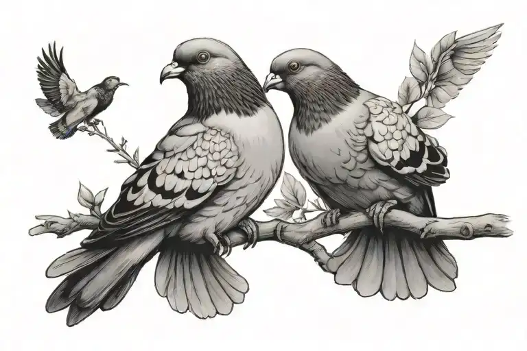 2 Pigeons