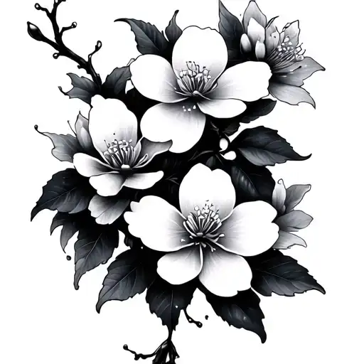 Thin Cherry Blossom Bracelet