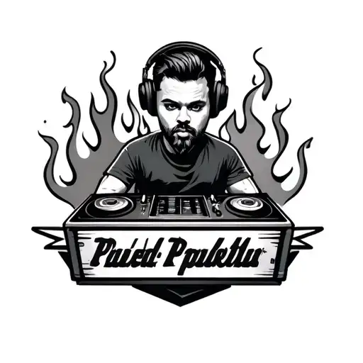 Name With Dj In It With Flames