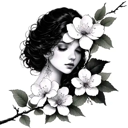 Liagne And Cherry Blossom