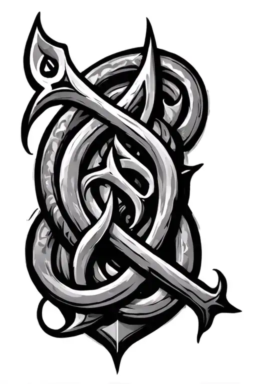 Norse Symbols Intertwined