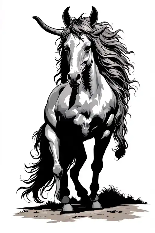 A Centaur Posing