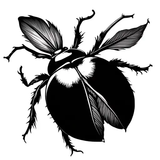 Orchid Ladybug Feather