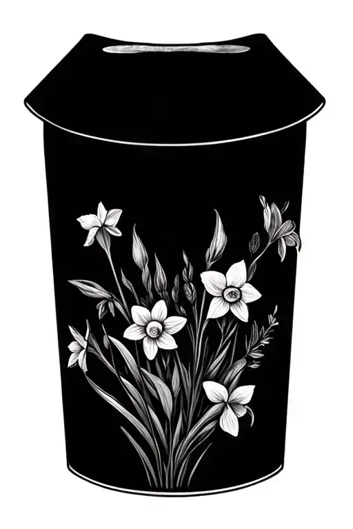 Daffodils Violets Jonquil Primrose And Iris Bouquet