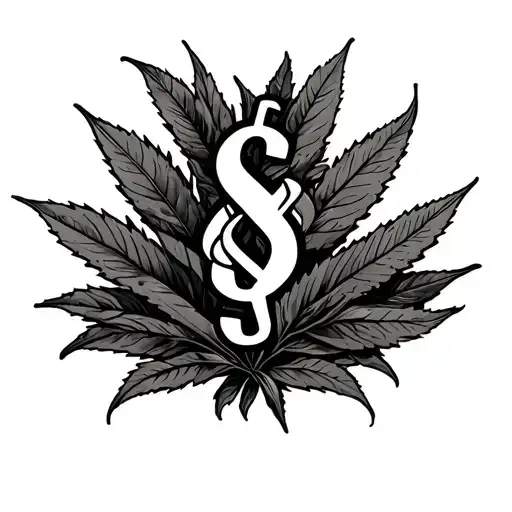 Bud Leaves And Dollar Signs