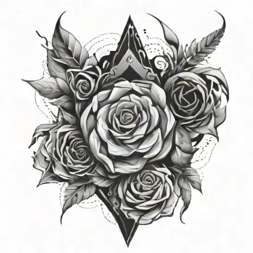 Abstract Realistic Black And Grey