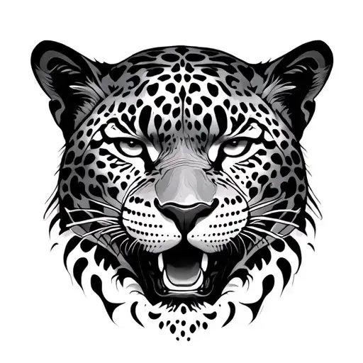 Jaguar Patterne Full Back