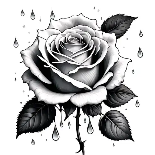 Rose Surrounded My Rain