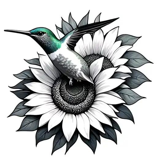 Hummingbird Sunflower