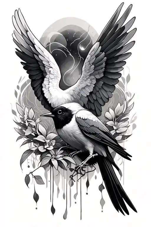 Angels Birds Light