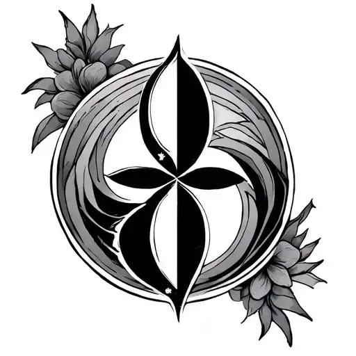 Virgo Symbol Merging Libra Zodiac Sign