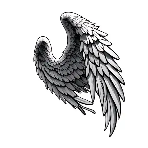 Angel Wings With Name