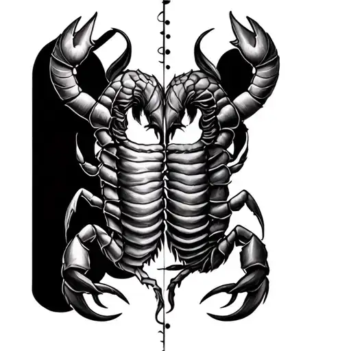 Scorpio And Aries Intertwined Within Each Other