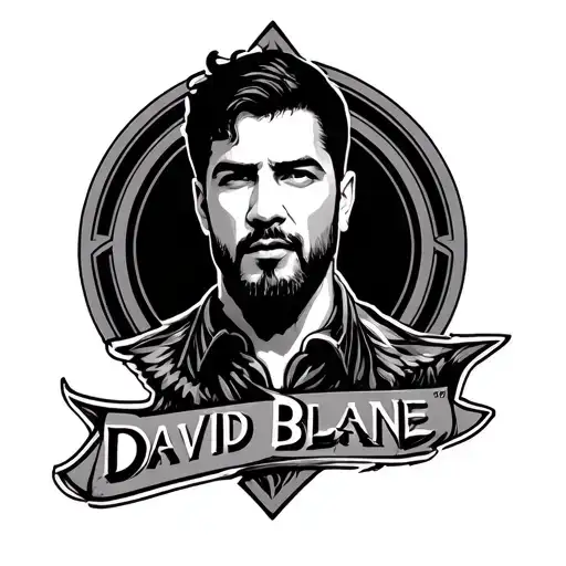 David Blaine Logo Tattoo Design