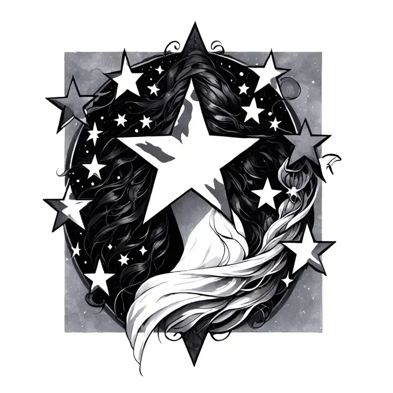 Stars Scattered Representing Acotar Inspired