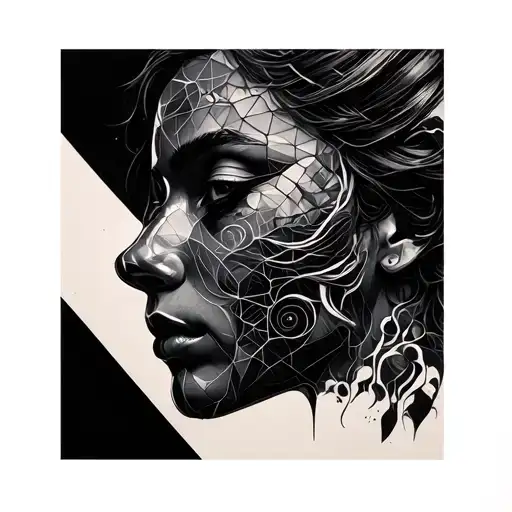 Geomertrical Human Face