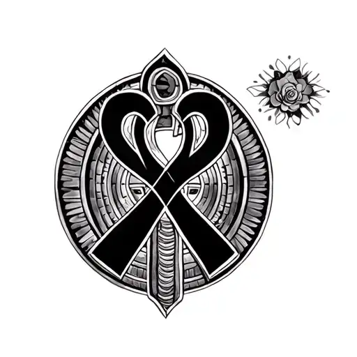 Egyptian Ankh Arm Band