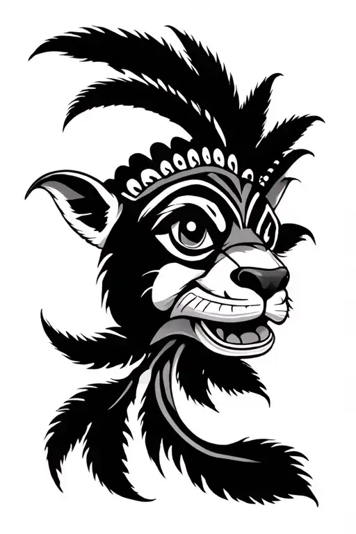 Madagascar Culture Tattoo That Has No Spaces