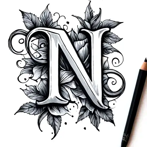 Cursive N