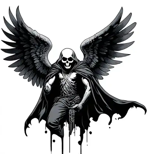 Reaper With Wings