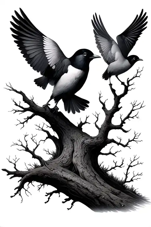 Trees And Birds