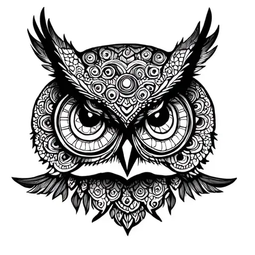 Owl Mandala