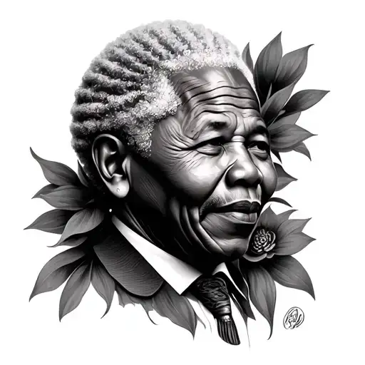 Mandela Tattoo For Top Of Hand