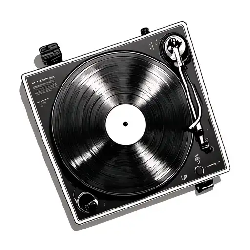 A Turntable In Fine Lines And Minimalistic Design
